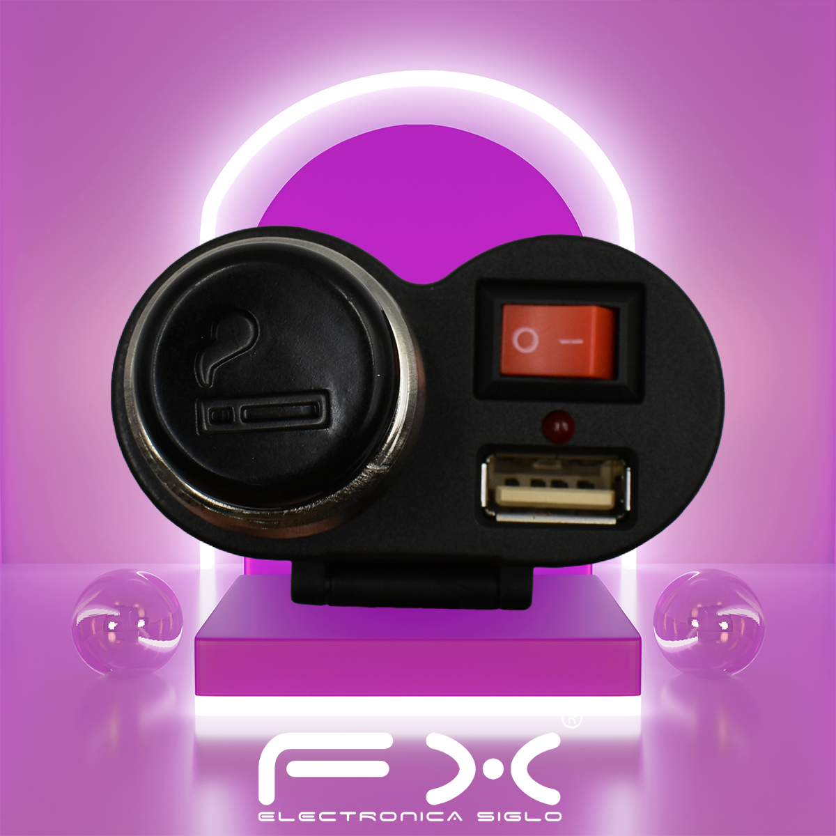 Cargador y Encendedor de Motocicleta / Bicicleta Electrica EMI-F79 - Image 3