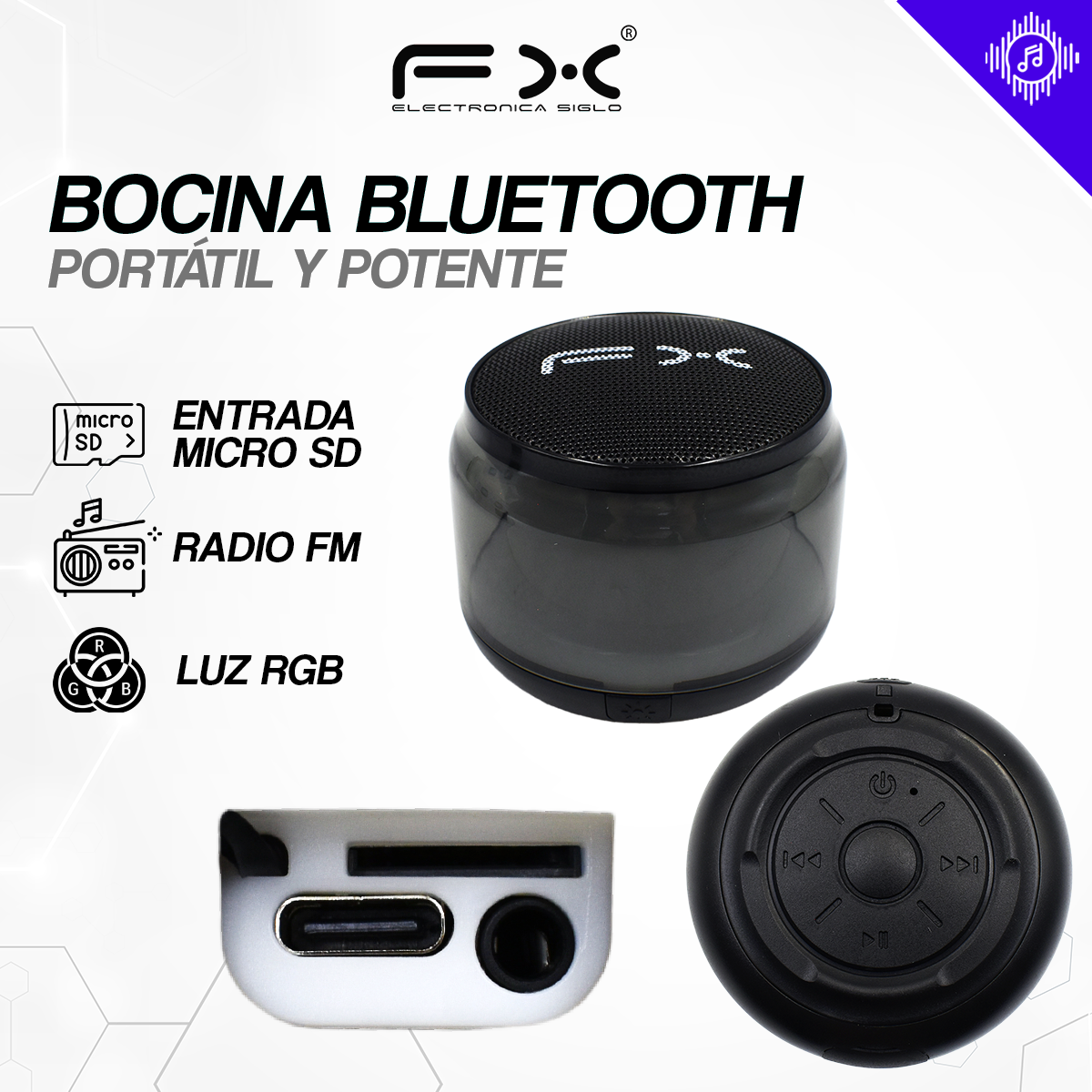 Bocina con Bluetooth BS-1479 - Image 2