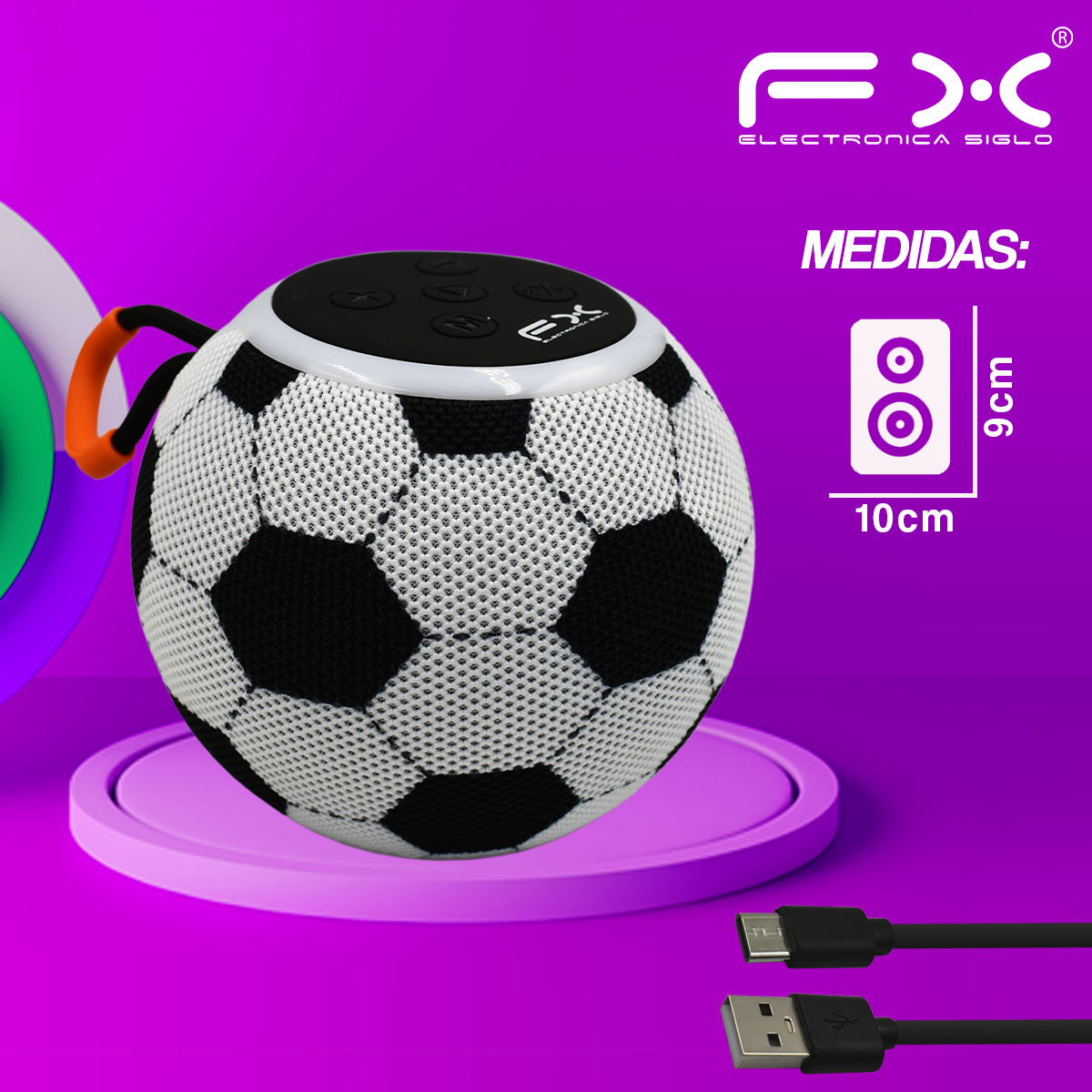 Bocina con Bluetooth BS-FX372 - Image 3