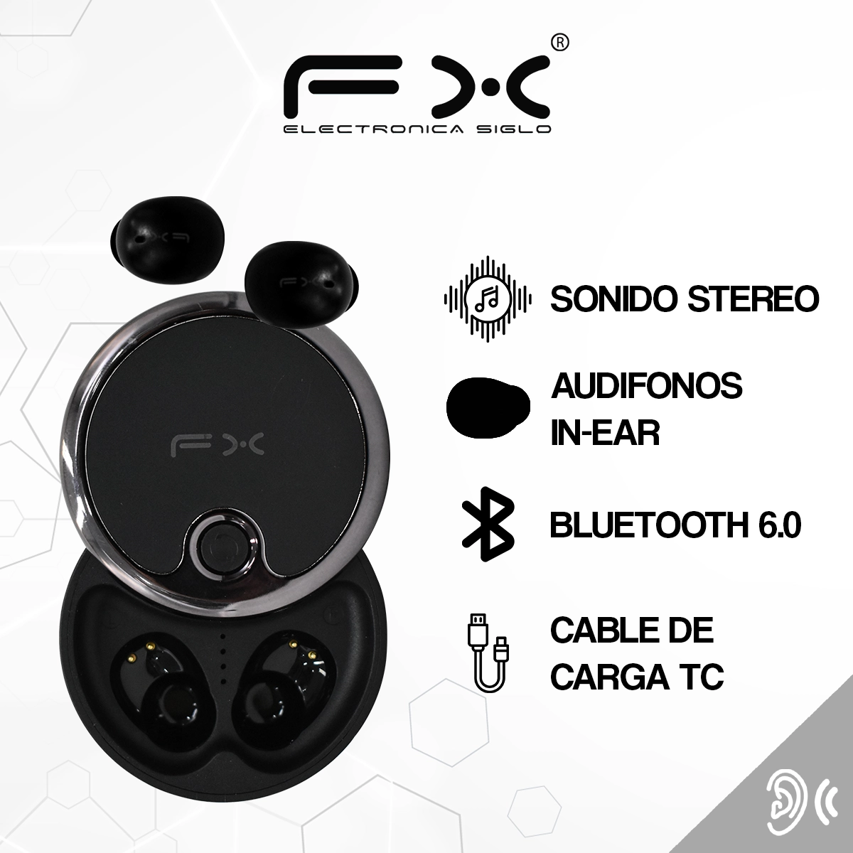 Audífono inalámbrico EAR-I78BT - Image 2