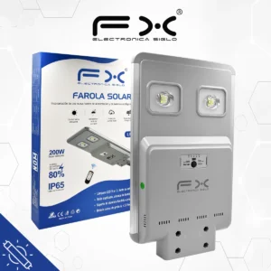 Lámpara y Panel Solar LED-FD224