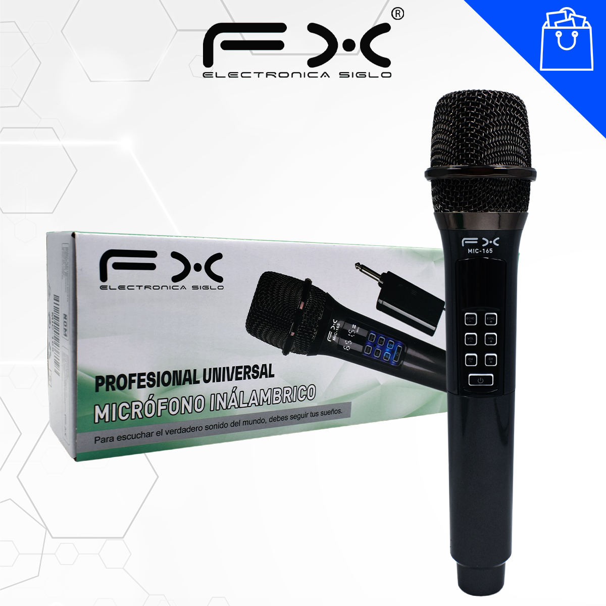 Micrófono Profesional Inalambrico MIC-165