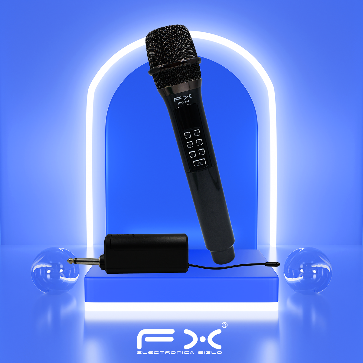 Micrófono Profesional Inalambrico MIC-165 - Image 3