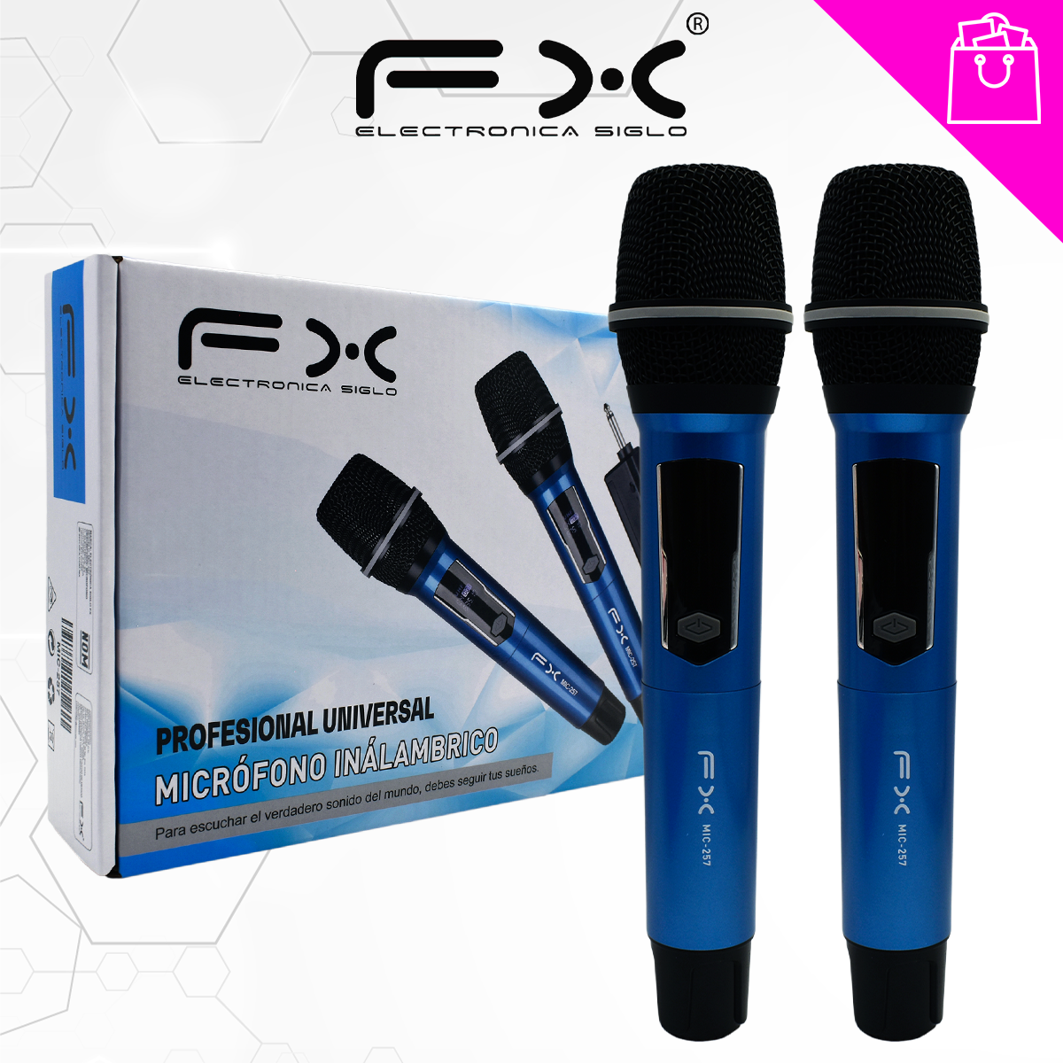 Micrófonos Profesionales Inalámbricos MIC-257