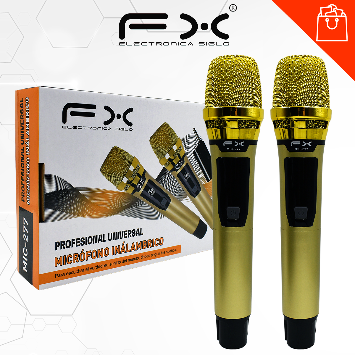 Micrófonos Profesionales Inalámbricos MIC-277