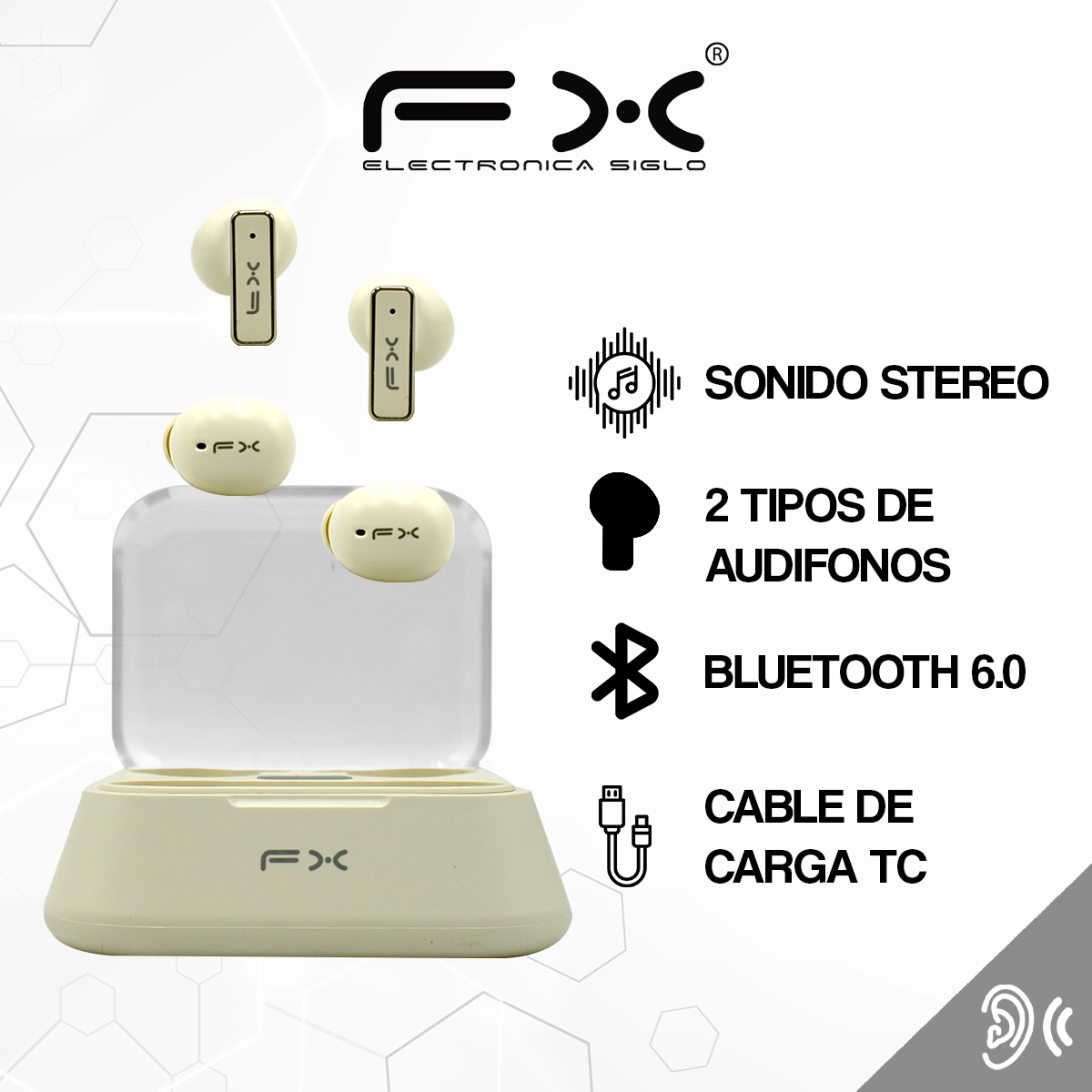 Audífono inalámbrico EAR-I21BT - Image 2