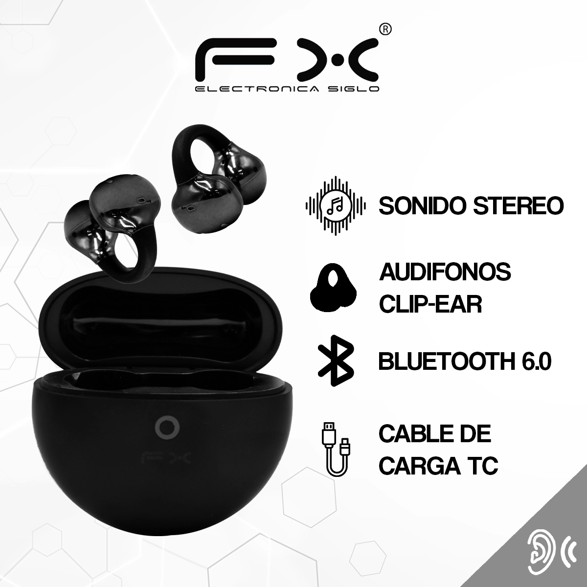 Audífono inalámbrico EAR-I68BT - Image 2