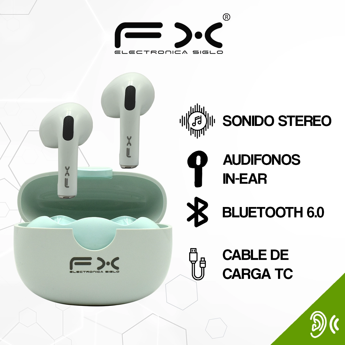 Audífono inalámbrico EAR-I72BT - Image 2