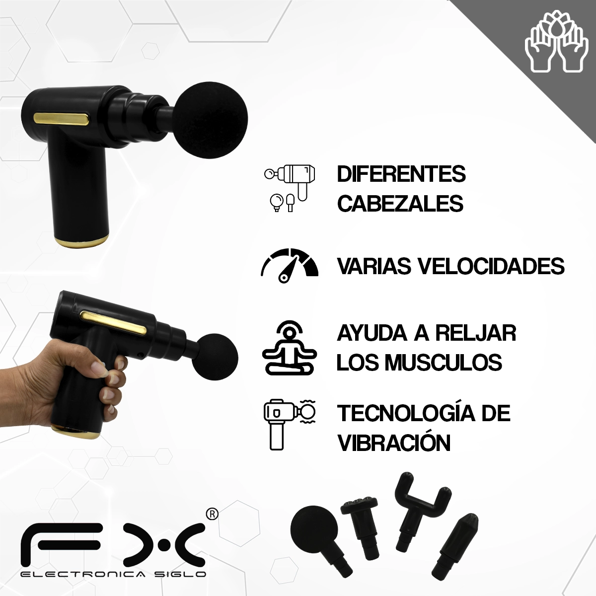 Pistola de Masaje FX-0125 - Image 2