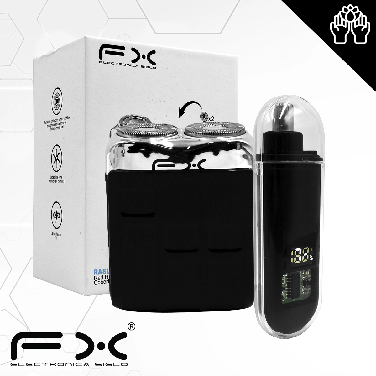 Kit de Rasuradora y Cortadora FX-986
