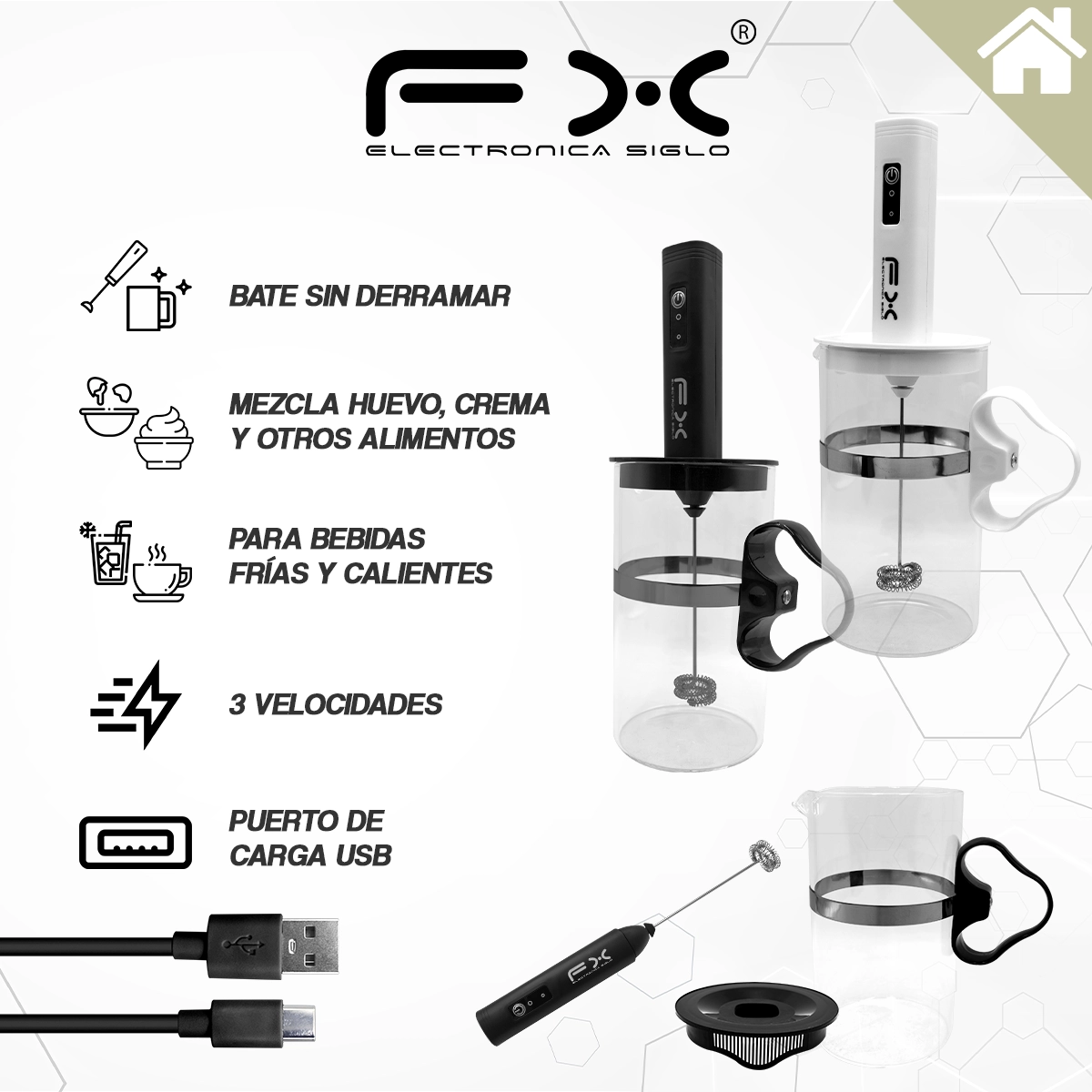Batidora para Café FX-EM19 - Image 2