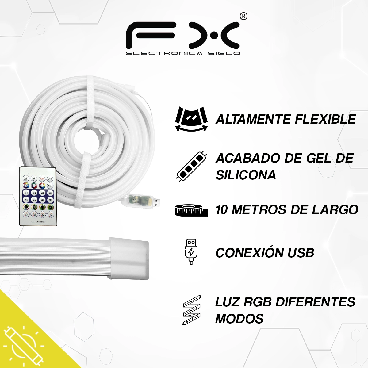 Tira de Luz Led RGB LED-2860 - Image 2